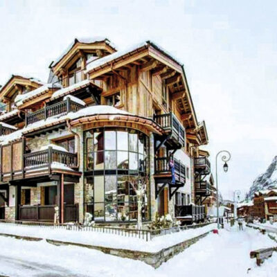 Exterior building of Chalet Blackcomb, beautifl alpine building